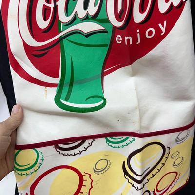 Vintage Coke Aprons Placemats Napkins