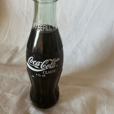 Coke Coca-Cola Ft. Smith 150 Anniversary 8oz. Glass Bottle Filled