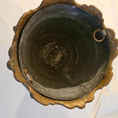 Vintage Bronze Asian Footed Jardiniere  (BP-JS)