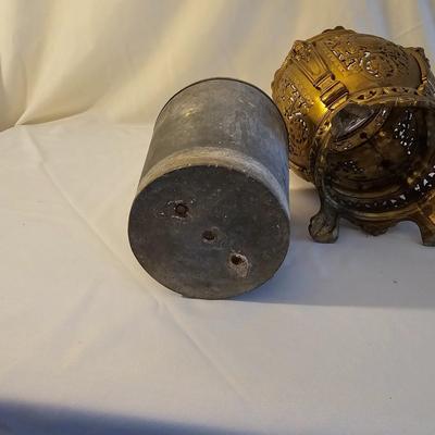 Vintage Bronze Asian Footed Jardiniere  (BP-JS)