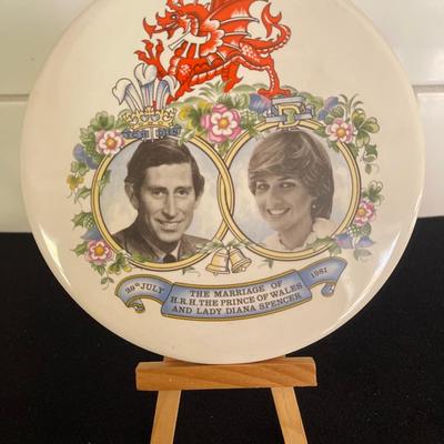 Ceramic Teapot Pot Stand Royal Wedding Prince Princess Wales Lady Diana 1981