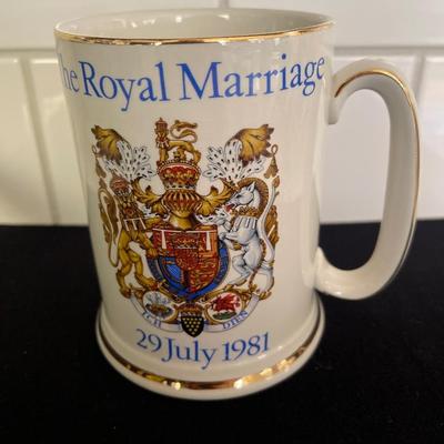 The Royal Marriage 29 July 1981 Pride of Britain Souvenir Vintage MugÂ Lady Diana