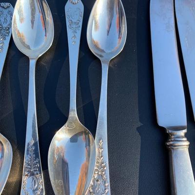 King Raichle & King Sterling Silver Flatware Set + Serving Pieces & Ice Tongs
