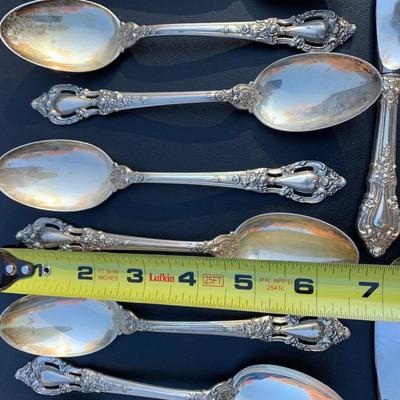 Lunt Eloquence Sterling Silver Flatware Set + Serving Pieces