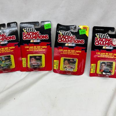 Micro 1:44 Scale 1997 Toy Car Nascar Racing Champions Lot 4 New in Box
