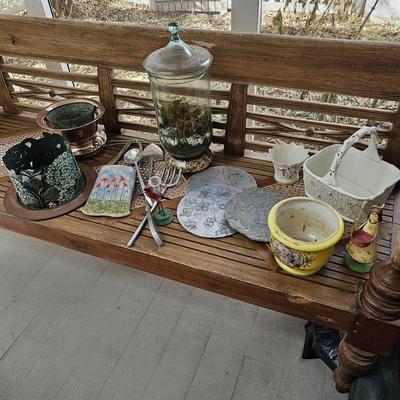 Assorted Pots & Garden Items  (BP-JS)