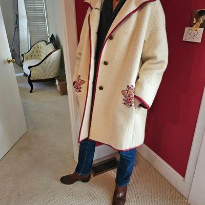 Two Woolen Outdoor Coats  (L-JS)