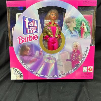 Talk with Me Barbie New in Box CD Rom 1997