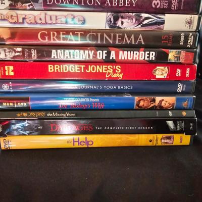 Collection of DVD's & Audio Books   (UB-JS)