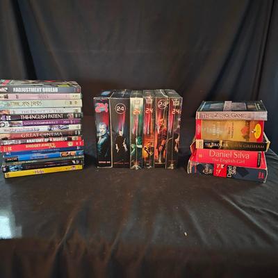 Collection of DVD's & Audio Books   (UB-JS)