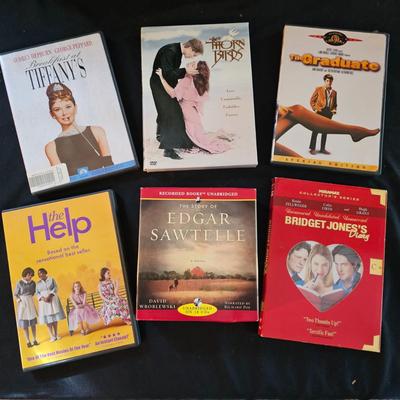 Collection of DVD's & Audio Books   (UB-JS)