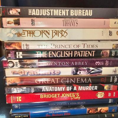 Collection of DVD's & Audio Books   (UB-JS)