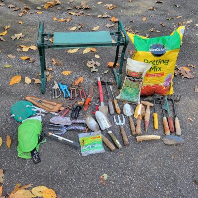 Assortment of Gardening Tools and More (OS-DW)
