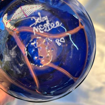 Studio Art Cobalt Vase