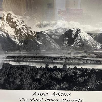 Ansel Adams The Mural Project 1941-1942 Framed Print 25x31 1982