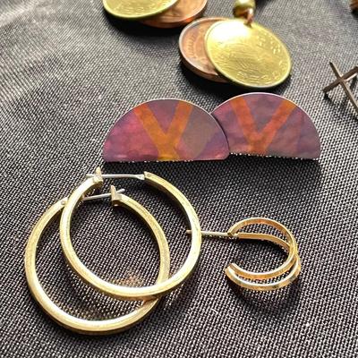 25 Colorful Dangle Earrings incl 925 + Rings (DR-SS)
