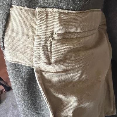 1953 Army Trench Coat Wool Mens Medium