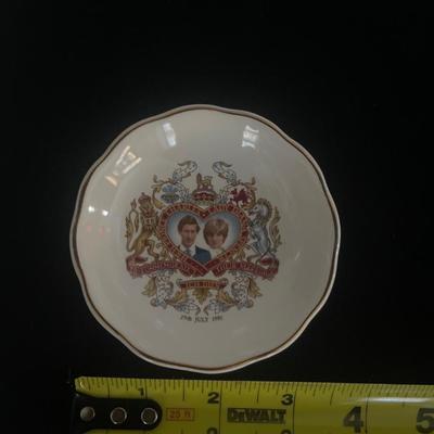 Prince Charles & Lady Diana Small Dish/Plates