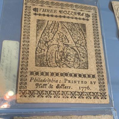 1770s/80s Continental Currency & Colonial Era Rhode Island Currency