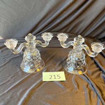 Fostoria American Candlesticks