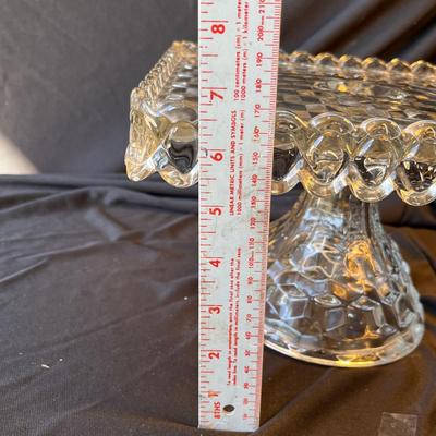 HTF SQUARE Fostoria American Cake plate