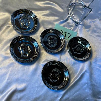 1950s Platinum coaster set Centurion