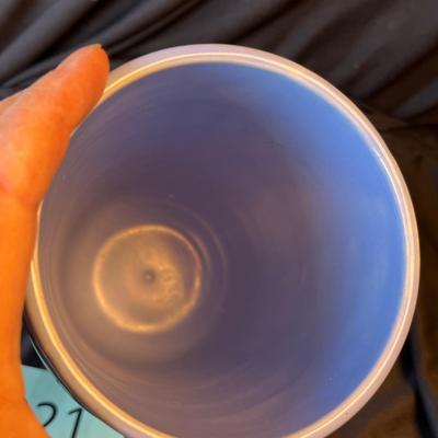 McCoy Pottery Butterfly cylindrical Vase