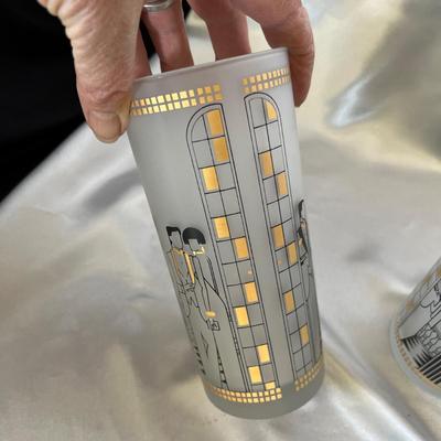 Vintage Art Deco High ball tumblers