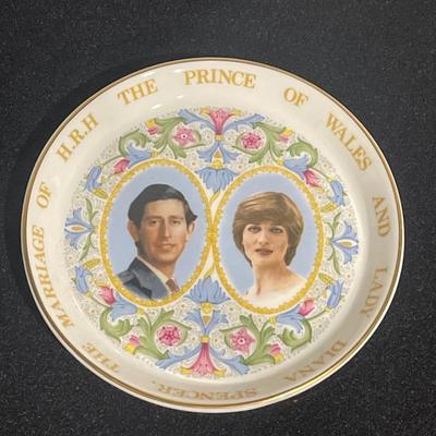Coalport Fine Bone China Prince Charles & Lady Diana Spencer Plate/Dish