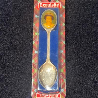 Queen Elizabeth Silver Plated Spoon