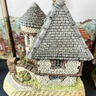 Three English David Winter cottages