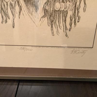 331 Signed and Numbered Lithograph of "Rasta Beauty" by S.S. Carty
