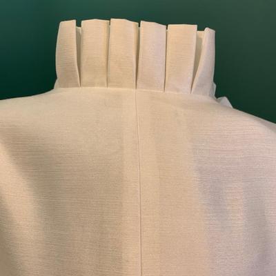 Chic Sophistication: Kasper White Ruffle