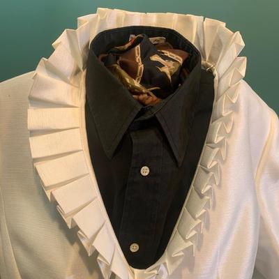 Chic Sophistication: Kasper White Ruffle