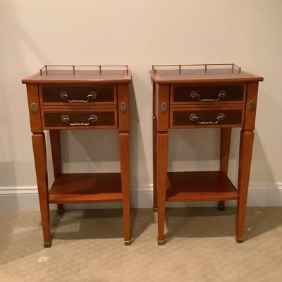 336 Reproduction of Georgian Style Galley Top End Tables