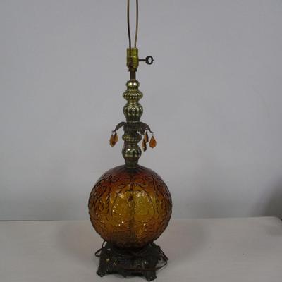 Amber Swag Accent Lamp
