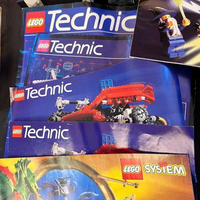 Big Lot of Legos and Manuals