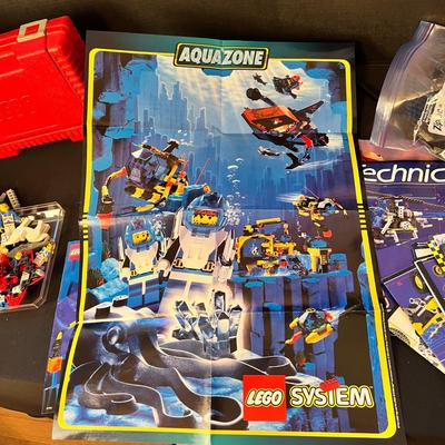 Big Lot of Legos and Manuals