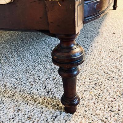 Antique Carved Victorian Settee Couch