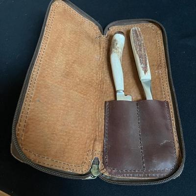 Collection Of Horn Handled Knives & More (K-MG)