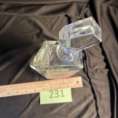 Rock Crystal Art Deco Cologne