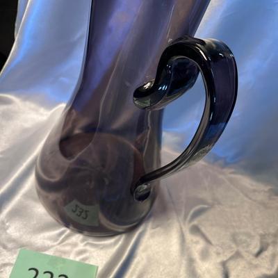 Amethyst Murano style Martini Pitcher