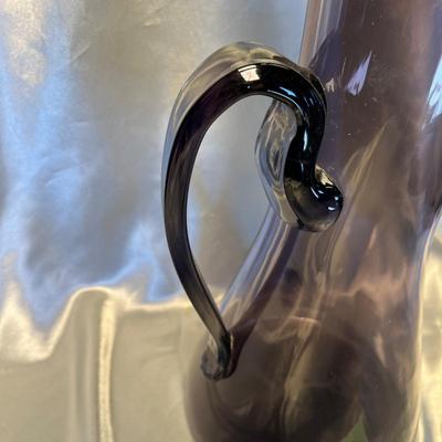 Amethyst Murano style Martini Pitcher
