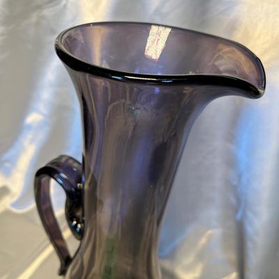 Amethyst Murano style Martini Pitcher