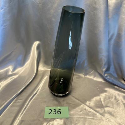 Awesome Gray/ Smoke Glass vase