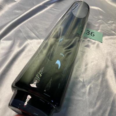 Awesome Gray/ Smoke Glass vase