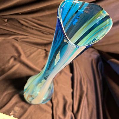 MCM Striped Vase