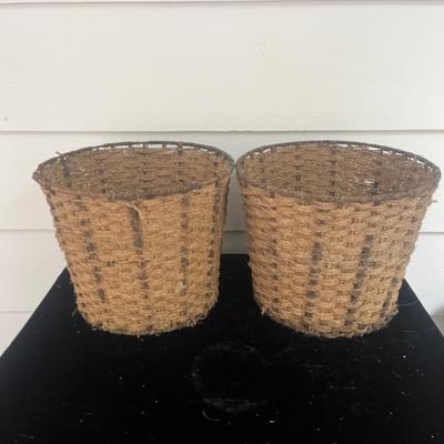 Basket Collection Including One Wood Handled Basket (BP-MG)