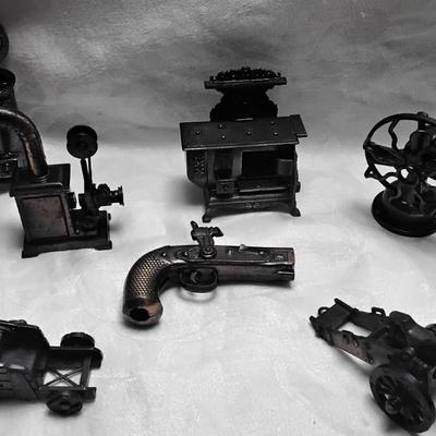 Vintage 9 Play Me Copper Pencil Sharpeners