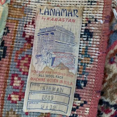 Two Matching Lanamar by Karastan Kirman Wool Area Rugs (BD-HS)